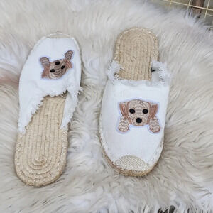 Canvas puppy slides 41/10 NEW‎